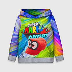 Толстовка-худи детская Super Mario Odyssey - Nintendo - Бейсболка, цвет: 3D-меланж