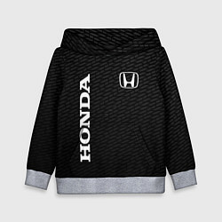 Толстовка-худи детская Honda карбон, цвет: 3D-меланж