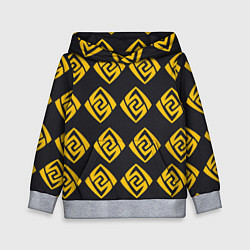Толстовка-худи детская Гео Genshin Impact 3D, цвет: 3D-меланж