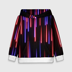 Толстовка-худи детская Метеоритный дождь, цвет: 3D-белый