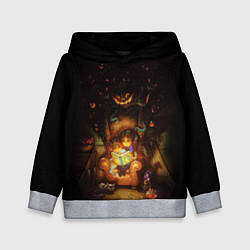 Толстовка-худи детская Book nightmares, цвет: 3D-меланж