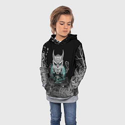 Толстовка-худи детская Kafka Hibino - Кайдзю номер 8, цвет: 3D-меланж — фото 2