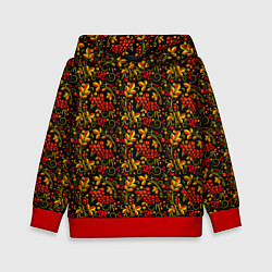 Детская толстовка Хохлома - красная рябина