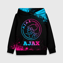 Толстовка-худи детская Ajax - neon gradient, цвет: 3D-черный