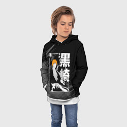 Толстовка-худи детская Блич - Тысячилетняя война, цвет: 3D-белый — фото 2