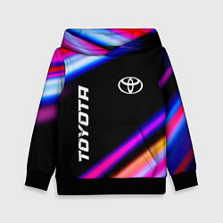 Толстовка-худи детская Toyota speed lights, цвет: 3D-черный