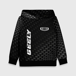 Детская толстовка Geely карбоновый фон