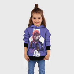 Толстовка-худи детская Хёма Чигири, цвет: 3D-черный — фото 2