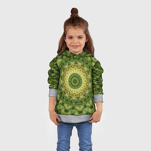 Детская толстовка Виноград Символ Изобилия / 3D-Меланж – фото 4