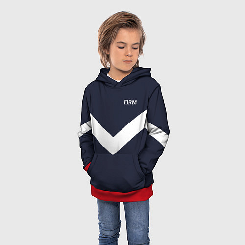 Детская толстовка Always in sports - FIRM / 3D-Красный – фото 3