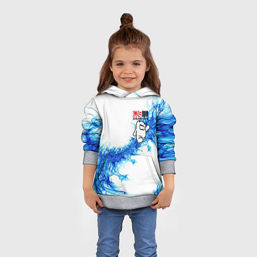 Детская толстовка Jdm style - Japan / 3D-Меланж – фото 4