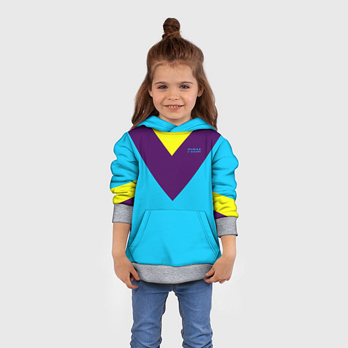 Детская толстовка FIRM как в 80х / 3D-Меланж – фото 4