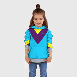 Толстовка-худи детская FIRM как в 80х, цвет: 3D-меланж — фото 2