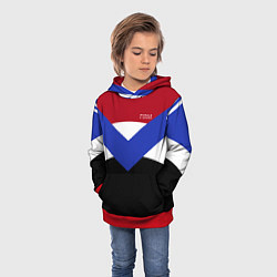 Толстовка-худи детская FIRM как из 90х, цвет: 3D-красный — фото 2