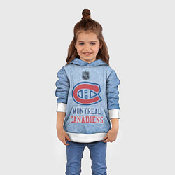 Толстовка-худи детская Montreal Canadiens - NHL, цвет: 3D-белый — фото 2