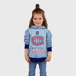Толстовка-худи детская Montreal Canadiens - NHL, цвет: 3D-синий — фото 2