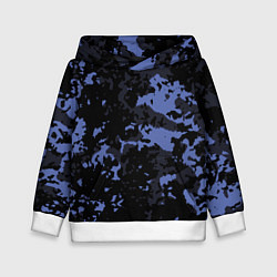 Детская толстовка Тёмно-синий камуфляж