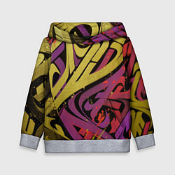 Детская толстовка Calligraphic style