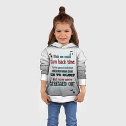 Толстовка-худи детская Song of Twenty one pilots, цвет: 3D-белый — фото 2