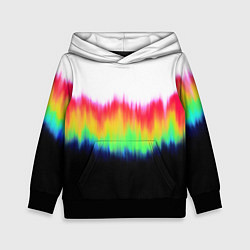 Детская толстовка Северное сияние - тай-дай