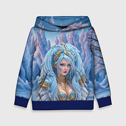 Толстовка-худи детская Crystal Maiden Dota2, цвет: 3D-синий