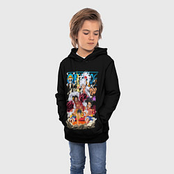 Толстовка-худи детская One Piece all, цвет: 3D-черный — фото 2