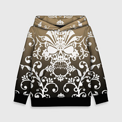 Детская толстовка Череп с узорами