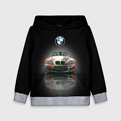 Толстовка-худи детская Немецкий люксовый кабриолет BMW Z4, цвет: 3D-меланж
