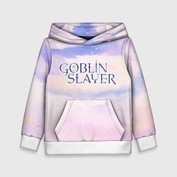 Толстовка-худи детская Goblin Slayer sky clouds, цвет: 3D-белый