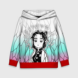 Толстовка-худи детская Стикер - шинобу кочо, цвет: 3D-красный