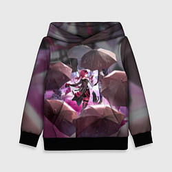 Толстовка-худи детская Кафка электрический тип, цвет: 3D-черный