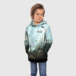 Толстовка-худи детская Stalker одиночка на дороге, цвет: 3D-черный — фото 2