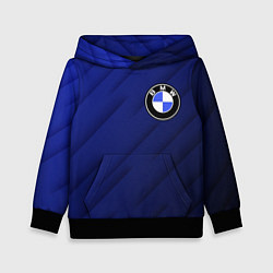 Толстовка-худи детская BMW градиент, цвет: 3D-черный