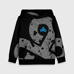 Толстовка-худи детская Форма Cloud 9 black, цвет: 3D-черный