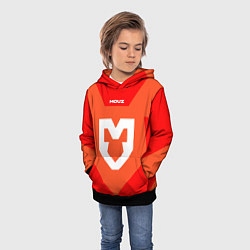 Толстовка-худи детская Форма MOUZ, цвет: 3D-черный — фото 2