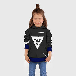 Толстовка-худи детская Форма Tundra Esports, цвет: 3D-синий — фото 2