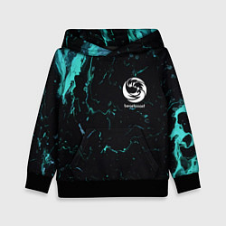 Толстовка-худи детская Beastcoast абстракт, цвет: 3D-черный