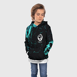 Толстовка-худи детская Beastcoast абстракт, цвет: 3D-белый — фото 2