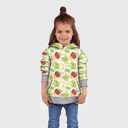 Толстовка-худи детская Cash, цвет: 3D-меланж — фото 2