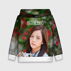 Толстовка-худи детская Blackpink Jisoo, цвет: 3D-белый