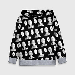 Толстовка-худи детская Saitama - ok pattern, цвет: 3D-меланж