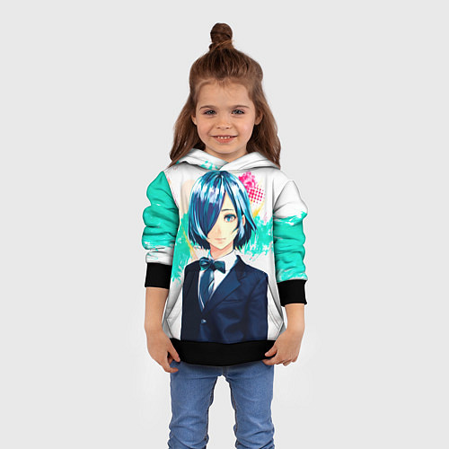 Детская толстовка Touka Kirishima / 3D-Черный – фото 4