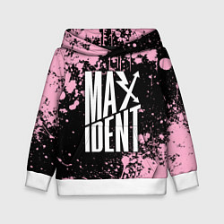 Толстовка-худи детская Stray kids - pink maxident, цвет: 3D-белый