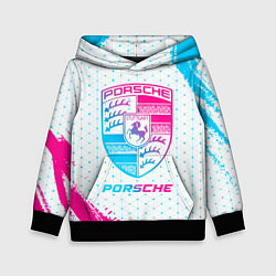 Детская толстовка Porsche neon gradient style