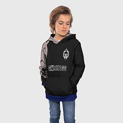 Толстовка-худи детская Gaimin Gladiators Splash, цвет: 3D-синий — фото 2