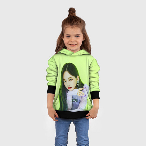 Детская толстовка Карина - Эспа / 3D-Черный – фото 4