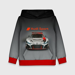 Толстовка-худи детская Audi sport - racing car - extreme, цвет: 3D-красный