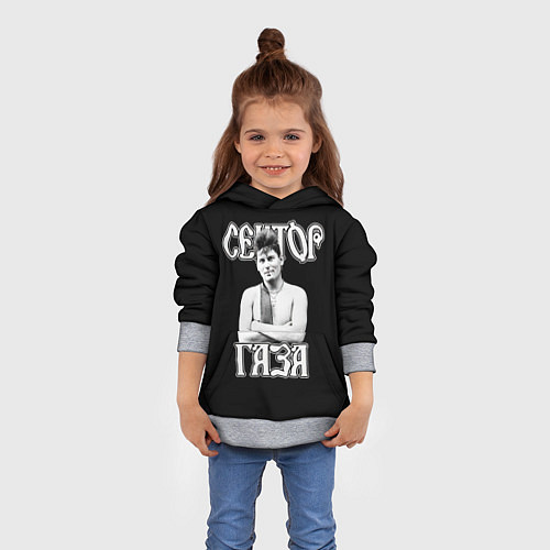 Детская толстовка Сектор Газа и Анархия хой / 3D-Меланж – фото 4