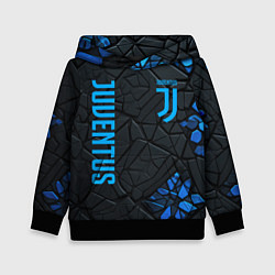 Толстовка-худи детская Juventus logo, цвет: 3D-черный