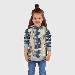 Толстовка-худи детская Тай дай паттерн, цвет: 3D-меланж — фото 2